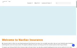 NavSav Insurance - Port Richey website