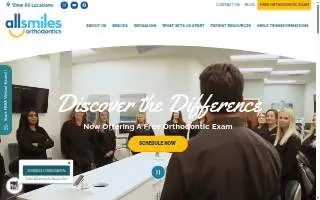 All Smiles Orthodontics of New Port Richey website