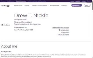1st Financial Wealth Management of New Port Richey website