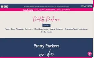 Pretty Packers LLC website