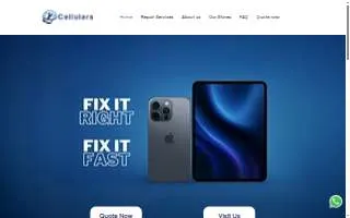 Cellulars - Phone Repair / Buy/ Sell website