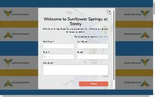 Sunflower Springs at Trinity of Tarpon Springs website