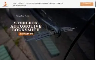 SteelFox Auto Locksmith website