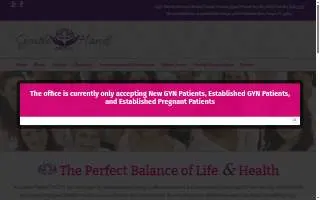 Gentle Hands OBGYN website
