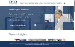 MGM Law P.A. of West Pensacola website