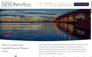 Signature Property Management of Weston website