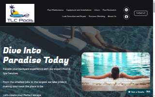 TLC Pools website