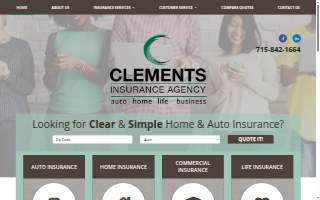 Clements & Associates Agency LLC website