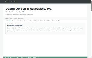 Dublin OB/GYN Associates, P.C.