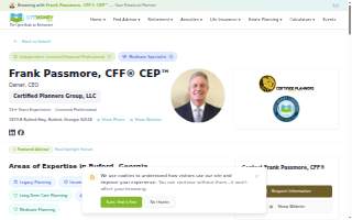 Frank Passmore, Certified Financial Fiduciary