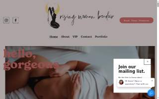 Rising Woman Boudoir
