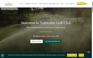 Tidewater Golf Club website