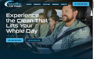 Aqua Blue Car Wash