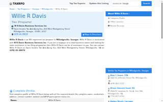 Davis Income Tax