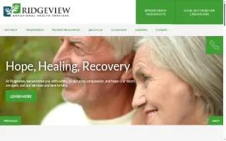 Ridgeview Grill website