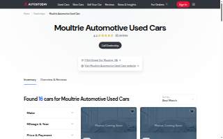 Moultrie Automotive Used Cars