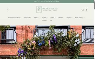 Proper House website