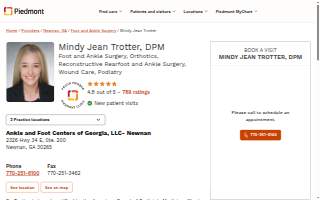 Dr. Mindy J. Trotter, DPM, CWSP