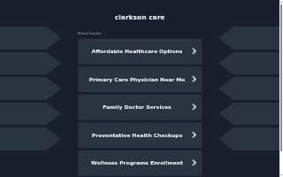 Clarkson Eyecare website
