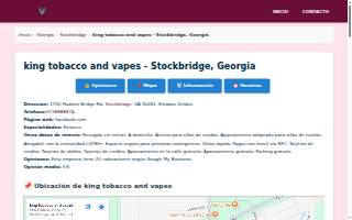 king tobacco and vapes