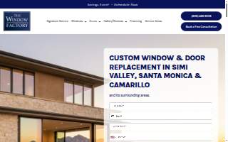 The Window Factory website