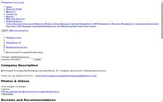 Armstrong's Everyday Bookkeeping website