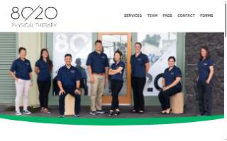 80/20 Physical Therapy of Hilo website