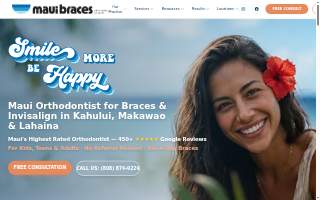 Maui Braces - Kahului website