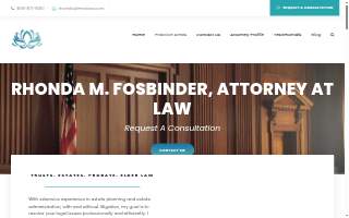 Rhonda M. Fosbinder Attorney at Law - Maui Estate Planning, Trusts, Probate, Elder Law