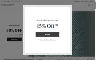 Cariloha website