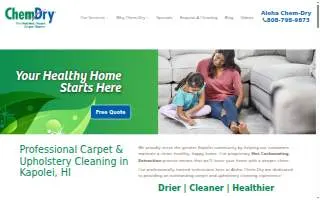 Aloha Chem-Dry of Kapolei website