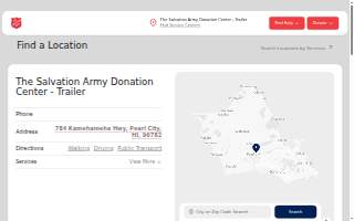 Salvation Army Donation Center