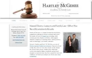 Hartley & McGehee: A Limited Liability Law Partnership of Waipahu website