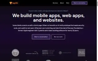 Tapiki website