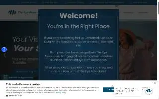 The Eye Associates website