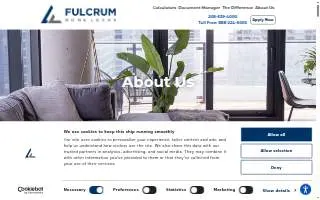 Fulcrum Home Loans of Moscow website