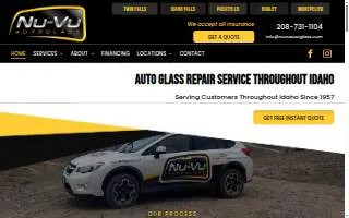 Nu-Vu Auto Glass of Idaho Falls website