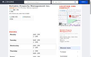 Reliable Property Management Inc.