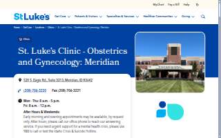 St. Luke's Clinic - Obstetrics and Gynecology: Meridian