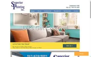Superior Painting and Specialty Coatings website