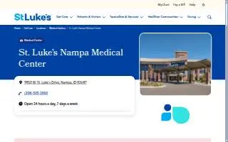 St. Luke's Children's Pediatrics: Nampa website