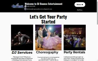 DJ Bounce Entertainment of Nampa website