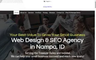 Canyon Web Pros of Nampa website