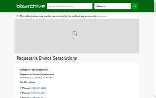 PAQUETERÍA ENVÍOS SERSOLUTIONS