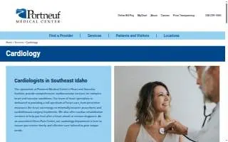 Portneuf Cardiology website