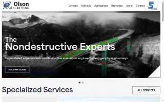 Olson Engineering PLLC website