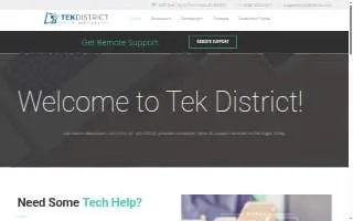 Tek District website