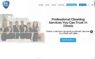 847 Cleaning Solutions website