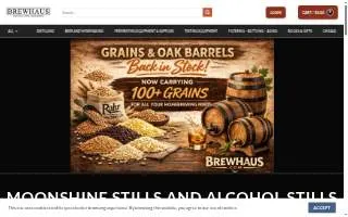 BREWHAUS 31 of Algonquin website