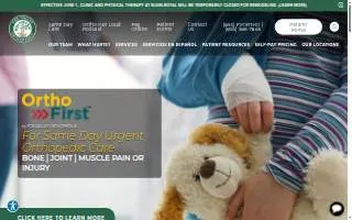 Fox Valley Orthopedics of Algonquin website